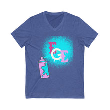 Load image into Gallery viewer, Women (EGE) Spray Paint V-Neck Tee