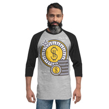 Load image into Gallery viewer, Big Stakes 3/4 sleeve raglan shirt