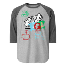 Load image into Gallery viewer, (EGE) Apparel 3/4 sleeve raglan shirt