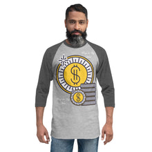 Load image into Gallery viewer, Big Stakes 3/4 sleeve raglan shirt