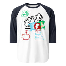 Load image into Gallery viewer, (EGE) Apparel 3/4 sleeve raglan shirt