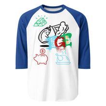 Load image into Gallery viewer, (EGE) Apparel 3/4 sleeve raglan shirt